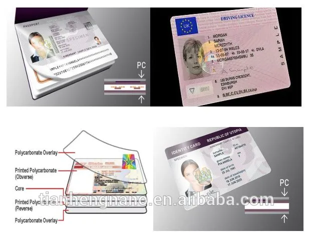 Polycarbonate for Passport ID 
